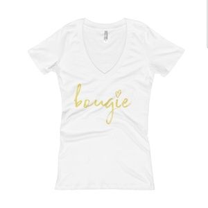 Women's Fitted Vneck T-shirt